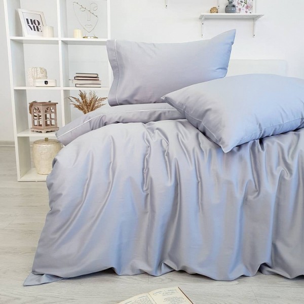 Комплект постельного белья Tivolyo home CASUAL серый